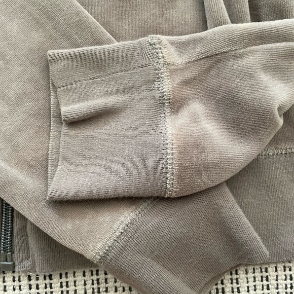 Y2K retro velvet nike hoodie zip up - Picture 5 of 6